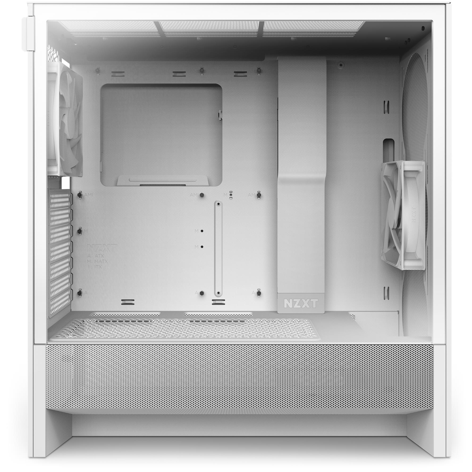 ec3d6723-8330-4c36-9a1a-6239146cbbd9-1 Case NZXT H5 Flow MidiTower Case product features Transparent panel Not included ATX EATX MicroATX MiniITX Colour White CC-H52FW-01