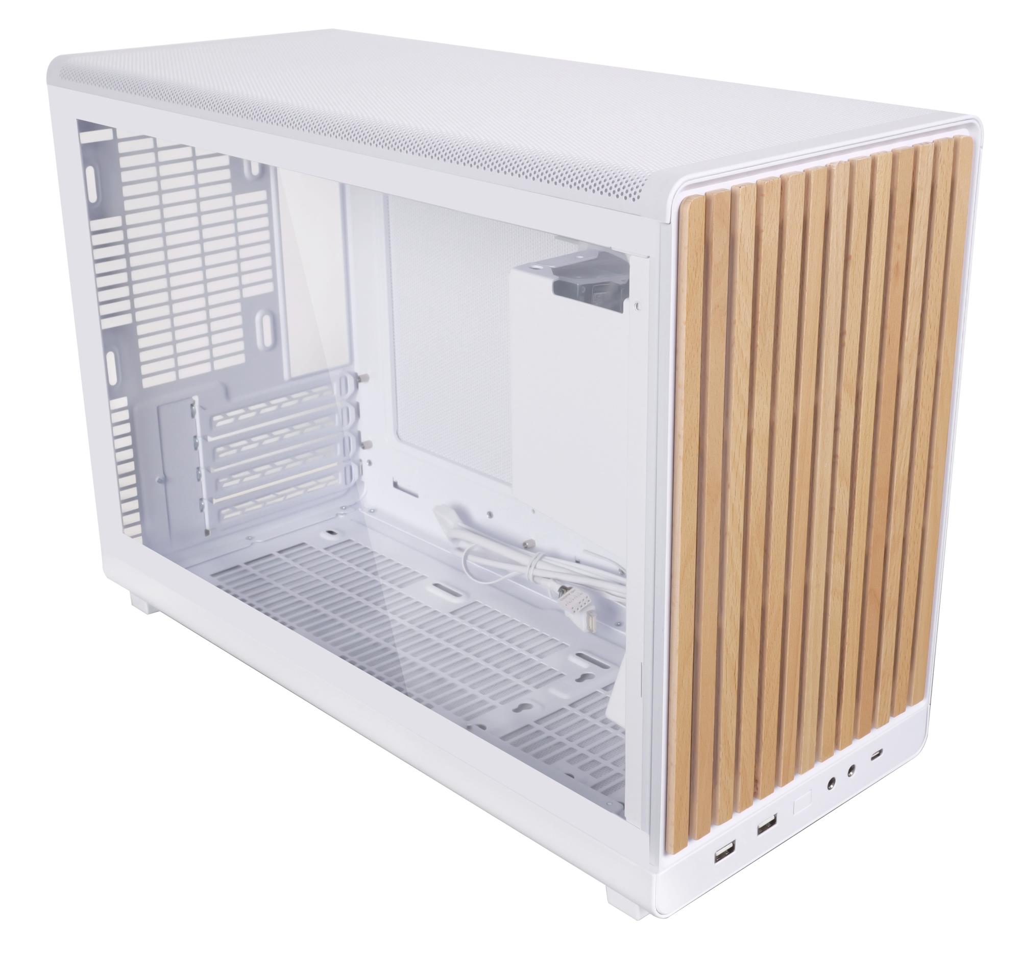 ede30895-b1e9-4510-9ace-ca1789a6c642-1 Case LIAN LI micro ATX/Mini-ITX White Micro Tower A3W-WDG G99.A3W-WDG.00
