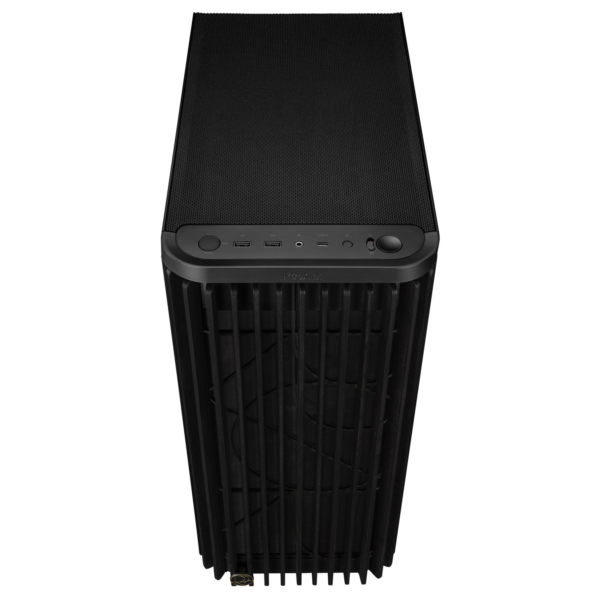 edfd0002-974e-4ab1-9036-2369b78d9e62-1 Case ASUS ProArt PA401 Wood Edition - Tempered Glass Panel MidiTower Case product features Transparent panel Not included ATX Colour Black PROARTPA401WOODTGPWM