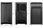 Case BE QUIET PURE BASE 501 DX MidiTower Case product features Transparent panel Not included ATX MicroATX MiniITX Colour Black BGW76