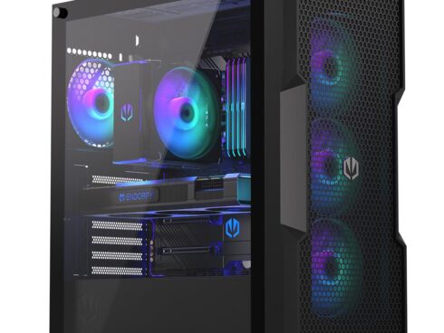 Case ENDORFY Regnum 400 ARGB MidiTower Case product features Transparent panel Not included ATX MicroATX MiniITX Colour Black EY2A009