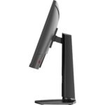 Monitorius MSI MAG274QPFX32 su matmenimis ir jungtimis iš šono