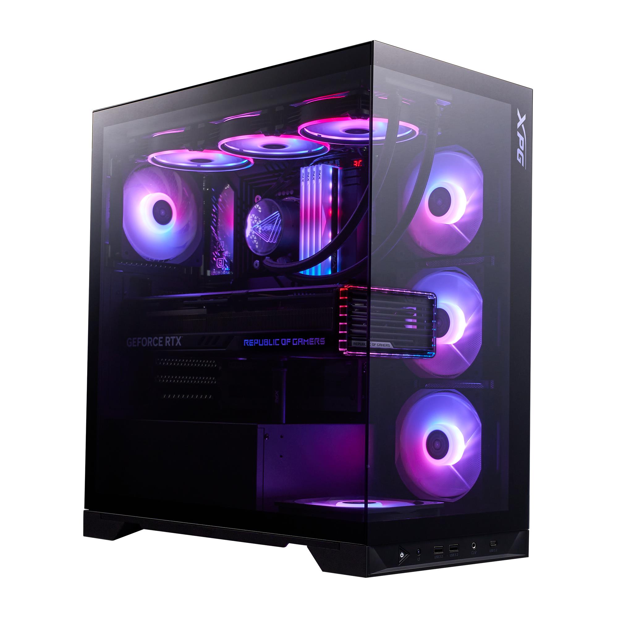f1eef7ec-2697-4cdb-b0f7-4868f468405b-1 Case ADATA INVADER X BTF MidiTower Case product features Transparent panel ATX MicroATX MiniITX Colour Black INVADERXBTFMT-BKCWW