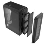 Case ADATA VALOR AIR PLUS MID MidiTower Case product features Transparent panel ATX MicroATX MiniITX Colour Black VALORAIRPLUSMTA-BKCWW