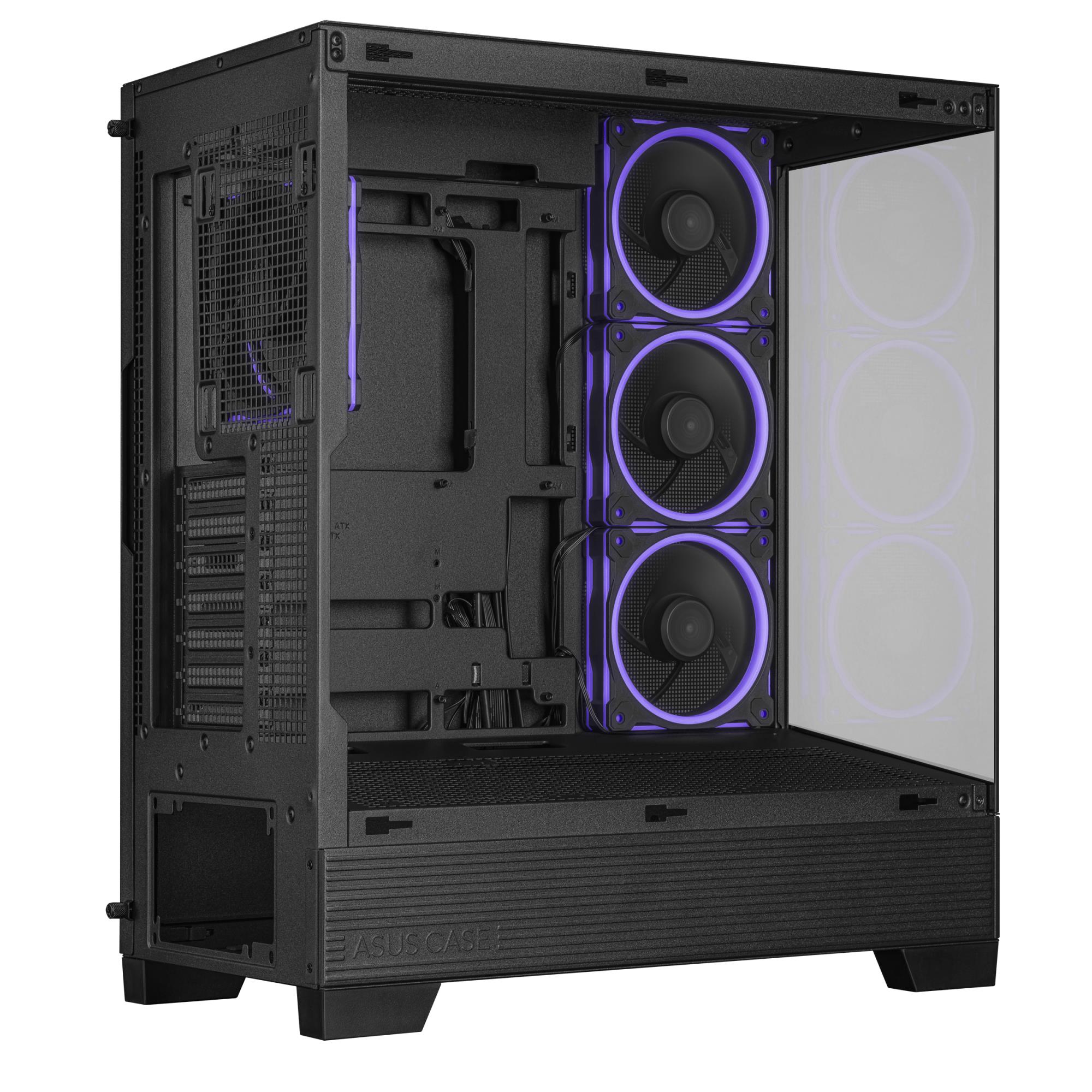 f60e35d4-0edd-4ea7-a85b-78d220e5b567-1 Case ASUS ASUS A31 PLUS Case MidiTower Case product features Transparent panel ATX BTX MicroATX MiniITX Colour Black A31PLUSTGARGBBLACK