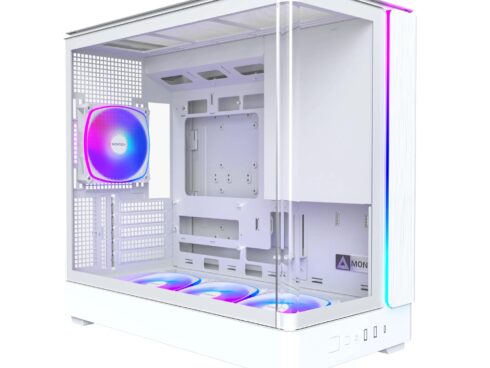 Case MONTECH micro ATX/Mini-ITX White Midi Tower PC KING 15 PRO KING15PRO(W)
