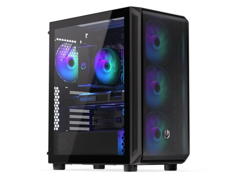 Case ENDORFY Arx 500 ARGB MidiTower Case product features Transparent panel Not included ATX MicroATX MiniITX Colour Black EY2A011