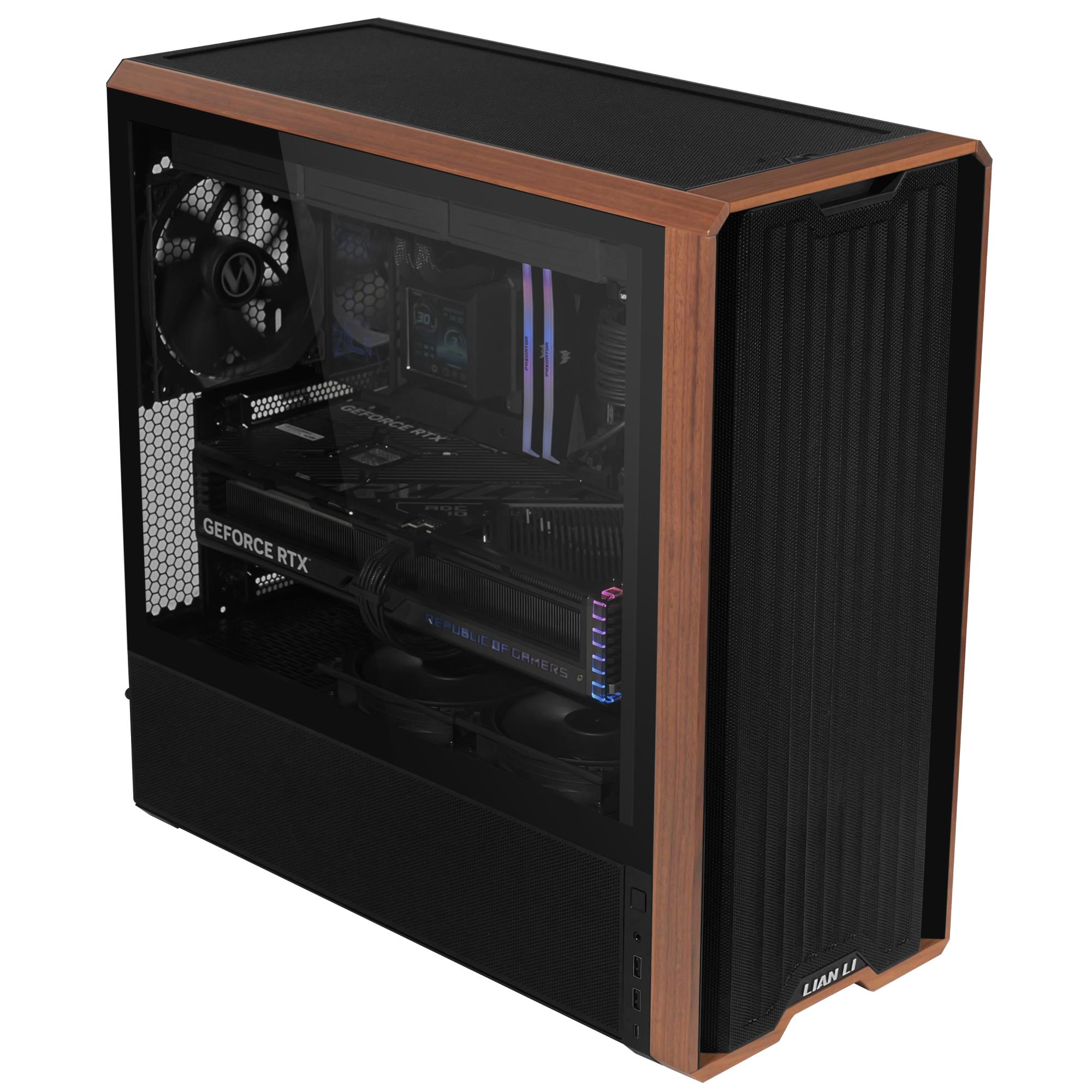 fe02940f-f02c-4290-9ea1-828154bc25c6 Case LIAN LI ATX/micro ATX/EATX/SSI EEB Black Midi Tower LAN217X G99.LAN217X.00