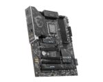 Motininė plokštė MSI Z890 GAMING WIFI, šoninis vaizdas su jungčių išdėstymu