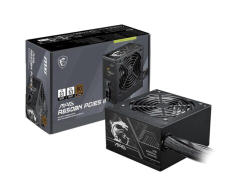 MSI ATX maitinimo blokas 650 W MAGA650BNPCIE5II, 100 - 240 V