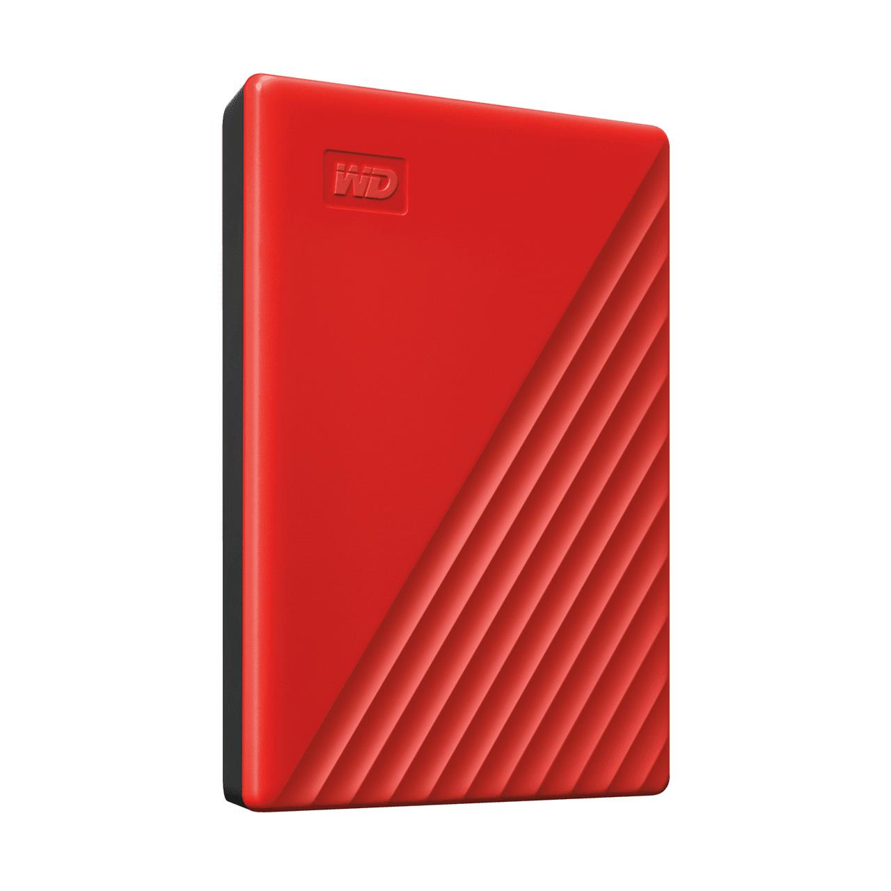 06c2c332-8f55-43e0-9a47-1330f7e89b23-1 External HDD WESTERN DIGITAL My Passport 4TB USB 2.0 USB 3.0 USB 3.2 Colour Red WDBPKJ0040BRD-WESN