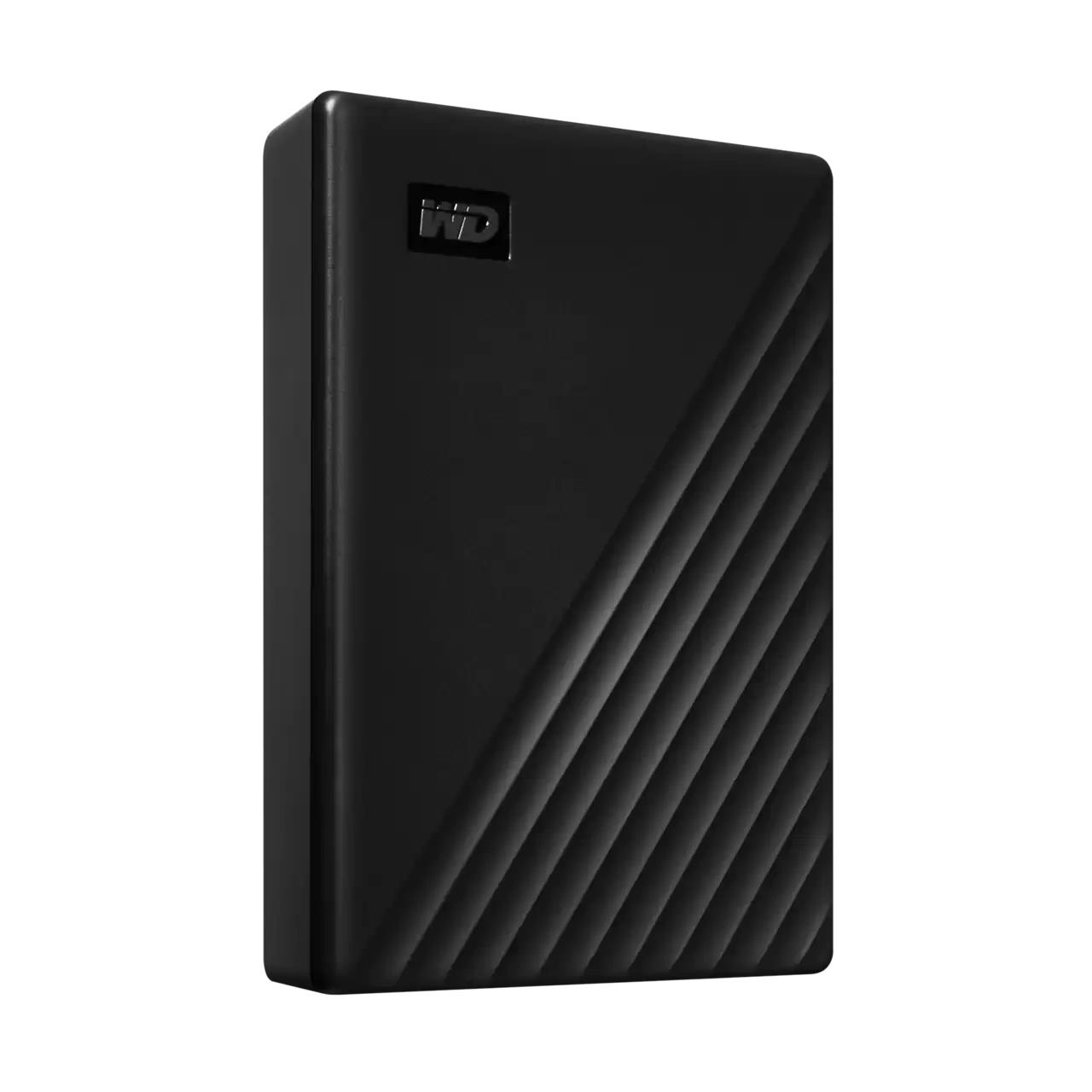 08508095-c7dc-4d1e-8581-bb7e92b09f9c-1 Išorinis HDD Western Digital My Passport 6TB, juodas, šoninis vaizdas