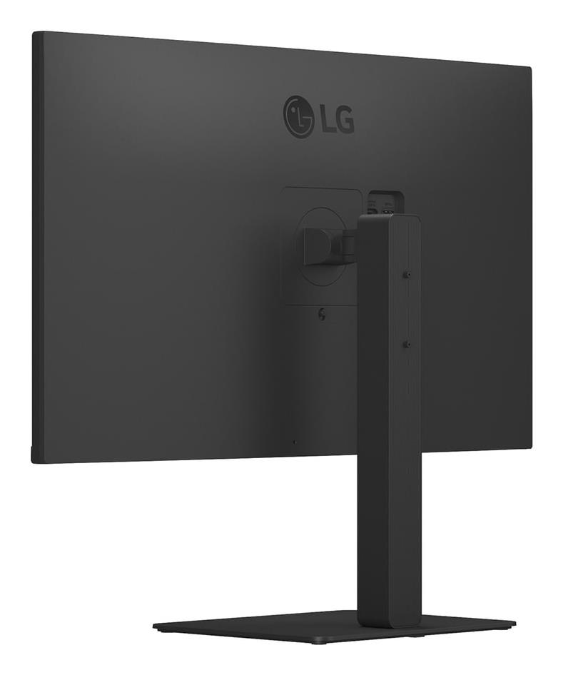 0f4fffea-f7be-42c4-a867-fdf8b54b036a Monitorius LG 31.5" su 3840 x 2160 pikselių ekranu, matomas iš šono