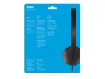 Ausinės Logitech H340, šoninis vaizdas su mikrofonu