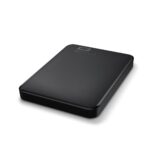 Išorinis HDD Western Digital Elements, juodas, matomas iš šono