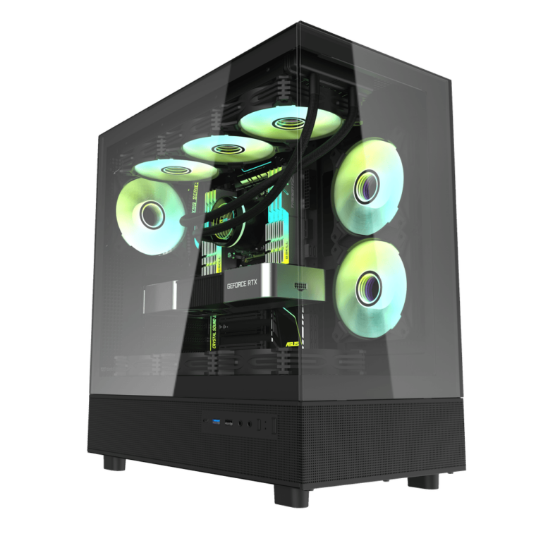 Žaidimų kompiuteris su Ryzen 9 9850X3D ir RX 9070 XT 16GB
