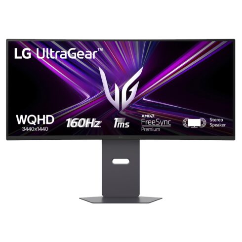 LG 34 colių monitorius su 3440 x 1440 pikselių rezoliucija