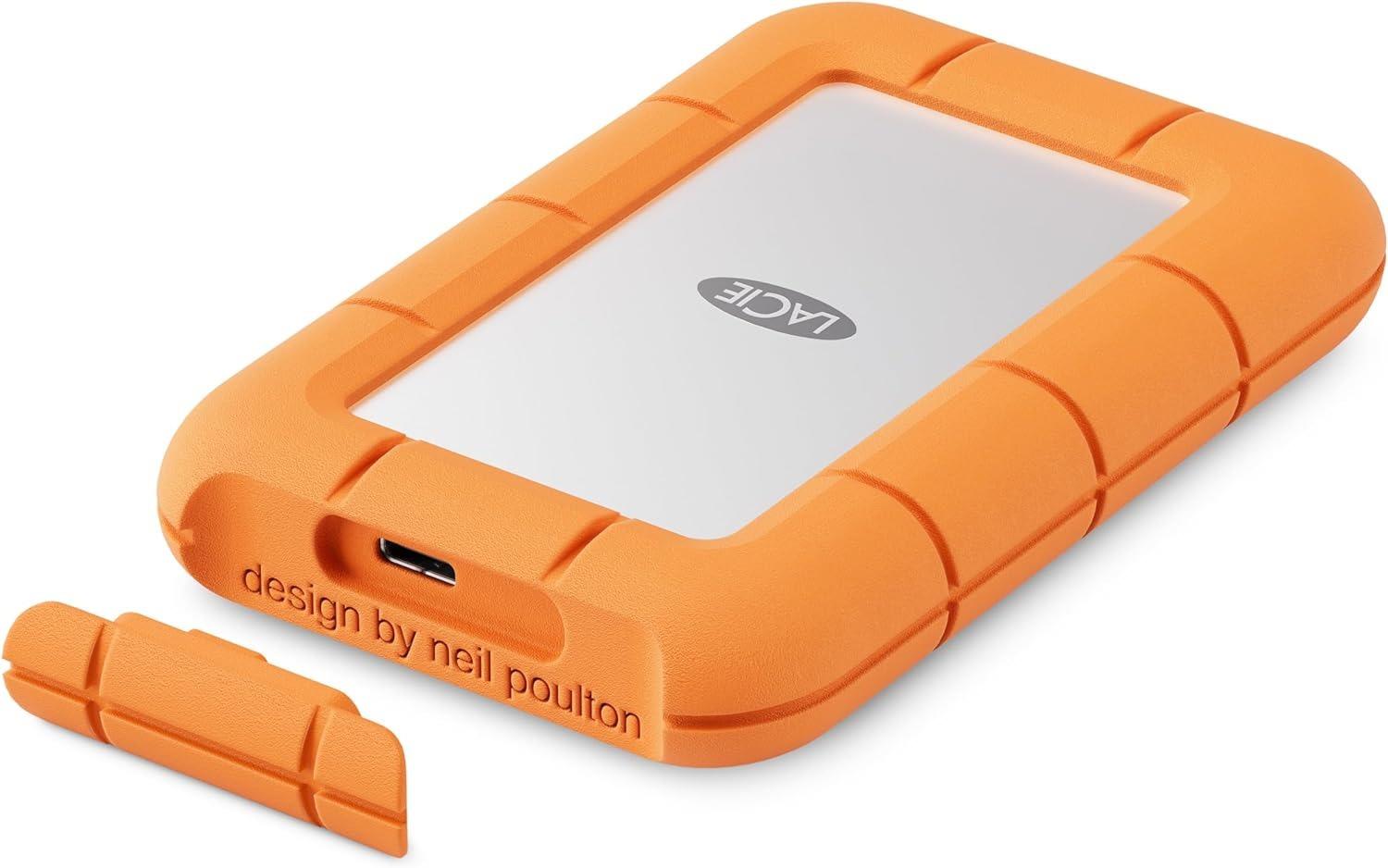2d5e5139-f8bf-483d-901a-f7f101b9003d-1 External SSD LACIE 4TB USB-C Write speed 2000 MBytes/sec Read speed 2000 MBytes/sec STMF4000400