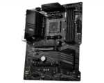 Motininė plokštė MSI B550-A PRO, šoninis vaizdas su jungčių išdėstymu