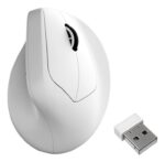 Keychron M5 belaidė ergonominė pelė su PixArt 3950 jutikliu
