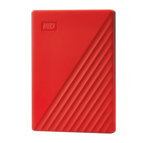 Išorinis HDD WESTERN DIGITAL My Passport 2TB, raudonas, USB 3.0