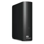 Išorinis HDD Western Digital Elements, matomas iš šono su USB 3.0 jungtimi