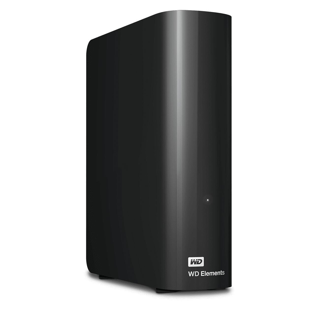 3ff2b168-2846-4621-8868-e80d844662c2-1 Išorinis HDD Western Digital Elements, matomas iš šono su USB 3.0 jungtimi