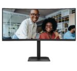 LCD Monitor AOC 34 " 3440 x 1440 pixels UltraWide Quad HD Native aspect ratio 21:9 LCD Curved CU34E4CV