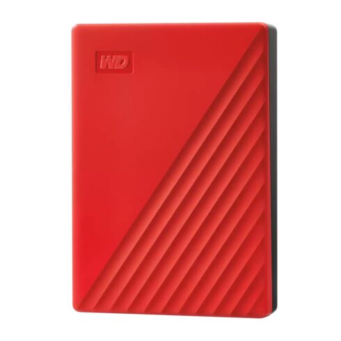 Išorinis HDD WESTERN DIGITAL My Passport 6TB su USB 3.2, raudonas