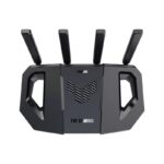 Wireless Router ASUS Wi-Fi 7 (802.11be) Data speed 2882 Mbit/s Ethernet WAN Yes WAN connection type RJ-45 Ethernet LAN Yes 5xLAN ports USB port Yes TUFGAMINGBE3600
