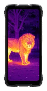 Blackview ROCK 3 mobilus telefonas, šoninis vaizdas su ekranu ir mygtukais