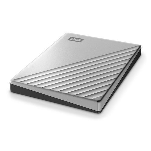 57e00a54-996d-4398-ab4a-c0e61169c212 Išorinis HDD Western Digital My Passport Ultra 2TB, šoninis vaizdas su USB-C prievadu