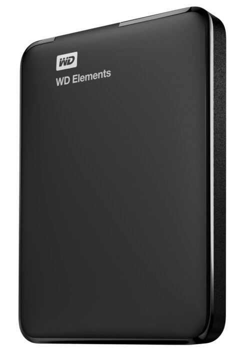 Išorinis HDD WESTERN DIGITAL Elements Portable 1TB USB 3.0, juodas