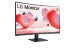 Monitorius LG 32MR50C-B, šoninis vaizdas su 1500R kreivumu