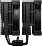 Deepcool AK620 G2 DIGITAL NYX aušintuvas, matomas iš šono su ventiliatoriais