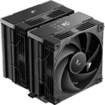 Deepcool AK620 G2 DIGITAL NYX aušintuvas, šoninis vaizdas su ventiliatoriais