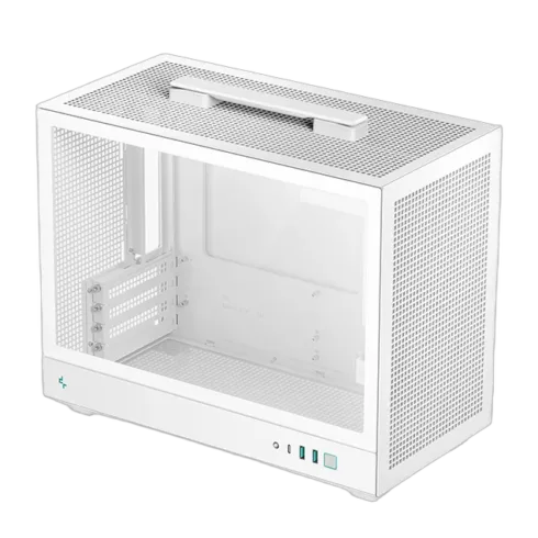 Deepcool CH160 PLUS WH korpusas, Micro ATX formato, baltas