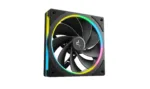 Korpusas Deepcool CL660, matomas iš šono su atidarytomis durelėmis
