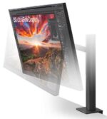 Monitorius LG 31.5" su USB-C jungtimi ir aukščio reguliavimu
