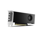 Vaizdo plokštė PNY NVIDIA RTX 2000 Ada, šoninis vaizdas su jungtimis