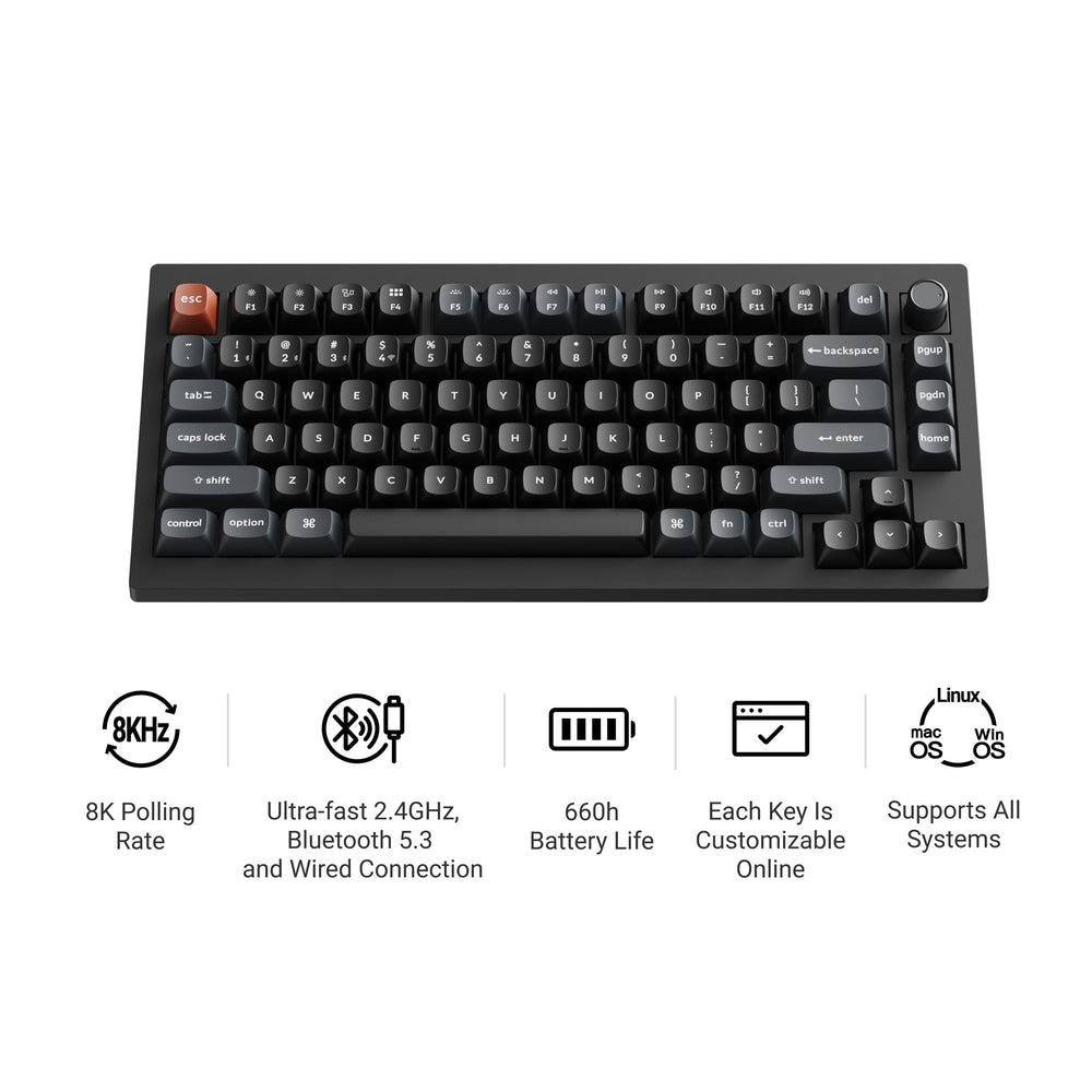 6c545fa3-5175-41e1-9aa9-99a8ec137329 KEYBOARD WRL V1 ULTRA/BLACK V1U-D4 KEYCHRON
