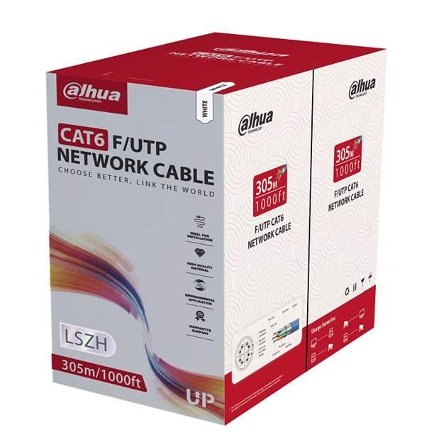 7c68d214-09d0-4188-b759-c6b36a74ff66 CAT6 UTP tinklo kabelis 305m, balta spalva, CPR Dca