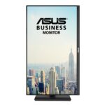 Monitorius ASUS 31.5" su matiniu ekranu, rodomas iš šono