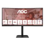 AOC 34" monitor su 3440 x 1440 pikselių ir 21:9 formato