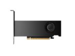 Vaizdo plokštė PNY NVIDIA RTX 2000 Ada, šoninis vaizdas su jungtimis