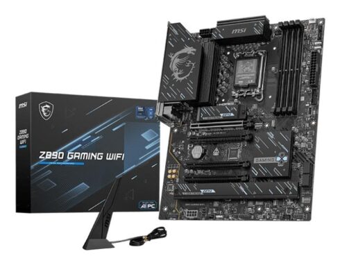 MSI Z890 GAMING WIFI motininė plokštė su DDR5 RAM ir Wi-Fi 7