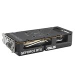 Vaizdo plokštė ASUS NVIDIA GeForce RTX 5060, šoninis vaizdas su aušinimo sistema
