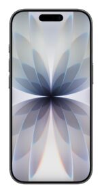 IPhone 17 su 256GB juodos spalvos, matomas iš šono