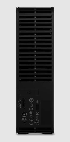 99498299-919f-44fe-a746-3f618aed84fd-1 Išorinis HDD WESTERN DIGITAL Elements, šonas su USB 3.0 jungtimi