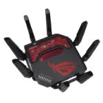 Wireless Router ASUS Wireless Router 19000 Mbps Wi-Fi 6 Wi-Fi 7 IEEE 802.11a IEEE 802.11b IEEE 802.11g IEEE 802.11n IEEE 802.11ac IEEE 802.11ax USB 2.0 USB 3.2 1x10/100/1000M 1x2.5GbE 1x10GbE Number of antennas 8 GT-BE19000